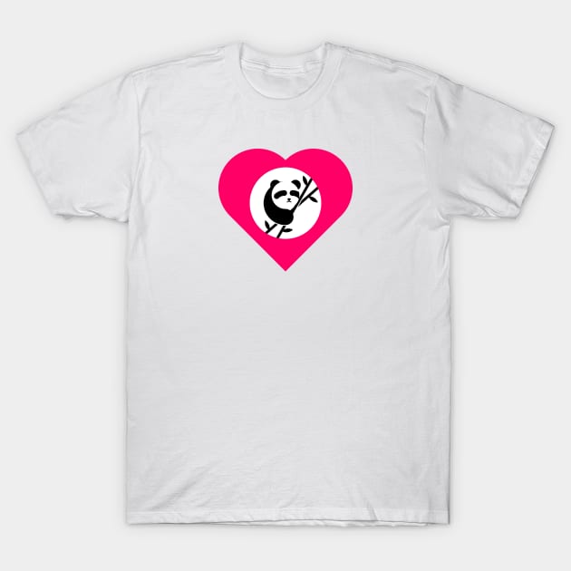 Love The Panda T-Shirt by Jump.Design